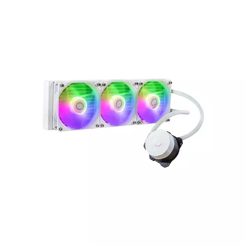 Cooler Master MasterLiquid 360L Core ARGB 360mm Liquid CPU Cooler (White)-gallery-2