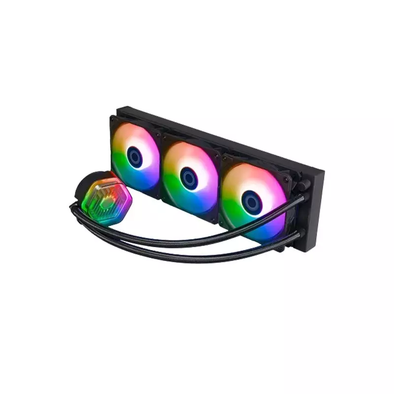 Cooler Master MasterLiquid 360 ATMOS ARGB 360mm Liquid CPU Cooler (Black)-gallery-1