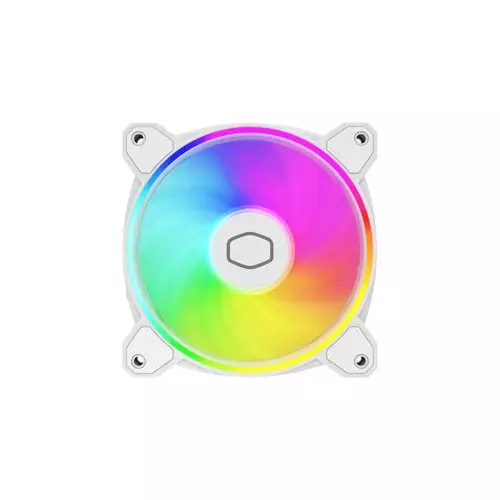 Cooler Master MASTERFAN MF120 HALO² Case Fan (White)-1
