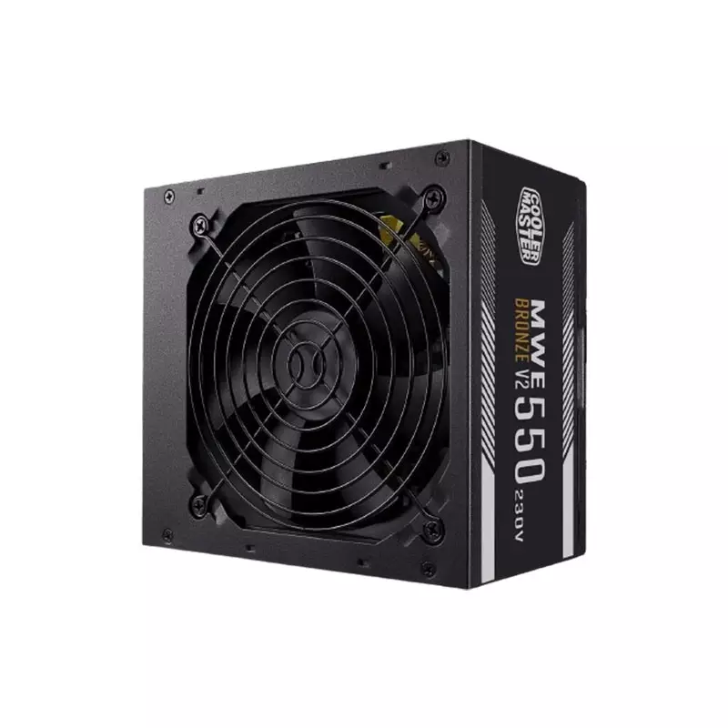 Cooler Master MWE 550W V2 80 Plus ATX Non-Modular Power Supply (Black)