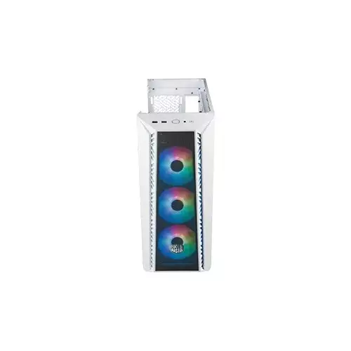 Cooler Master MasterBox 520 Mesh Mid Tower Micro ATX ARGB Gaming Case (White)-2