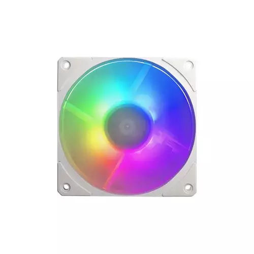 Cooler Master Mobius 120p ARGB Case White Fan