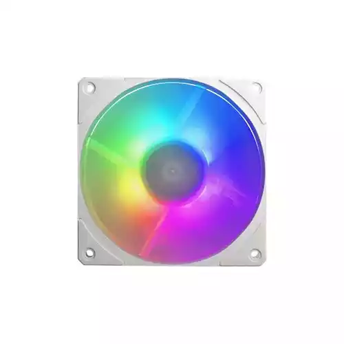 Cooler Master Mobius 120p ARGB Case White Fan