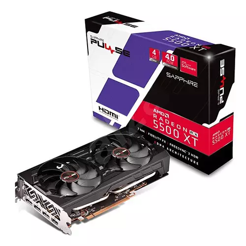 SAPPHIRE PULSE RADEON RX 5500 XT 4GB GRAPHICS CARD