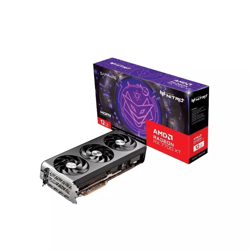 SAPPHIRE  NITRO+ AMD RADEON RX 7700 XT GAMING OC 12GB GDDR6 DUAL GRAPHICS CARD