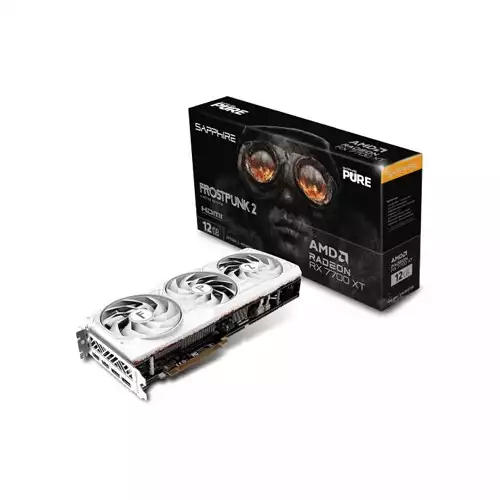 Sapphire PURE AMD Radeon RX 7700 XT 12GB GDDR6 Gaming Graphics Card (Frostpunk 2 Edition)