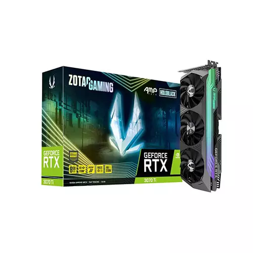 ZOTAC GAMING GeForce RTX 3070 Ti AMP Holo 8GB GDDR6X Graphics Card