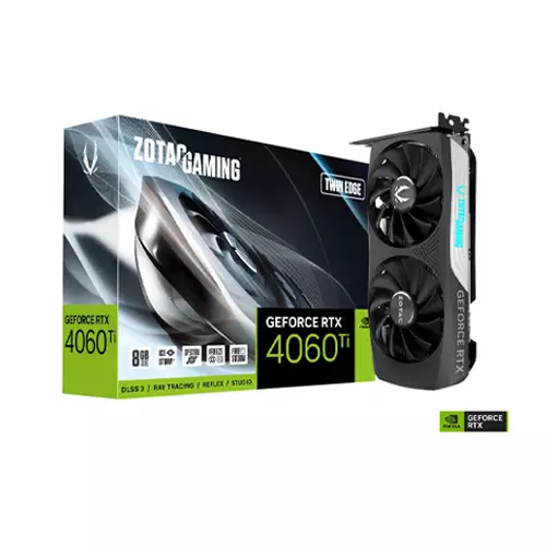 ZOTAC GAMING GEFORCE RTX 4060 TI 8GB TWIN EDGE GRAPHICS CARD