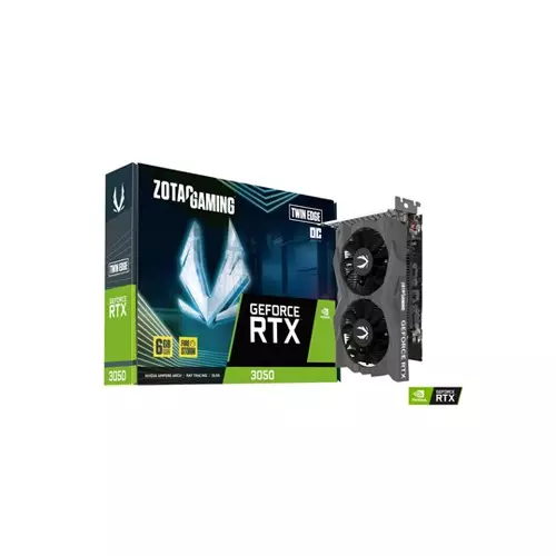ZOTAC GAMING GeForce RTX 3050 6GB GDDR6 Twin Edge OC Graphics Card