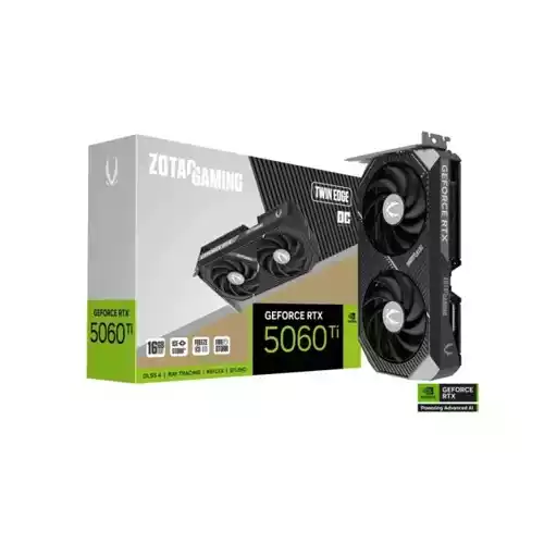 ZOTAC GAMING GeForce RTX 5060 Ti Twin Edge OC 16GB GDDR7 Graphics Card