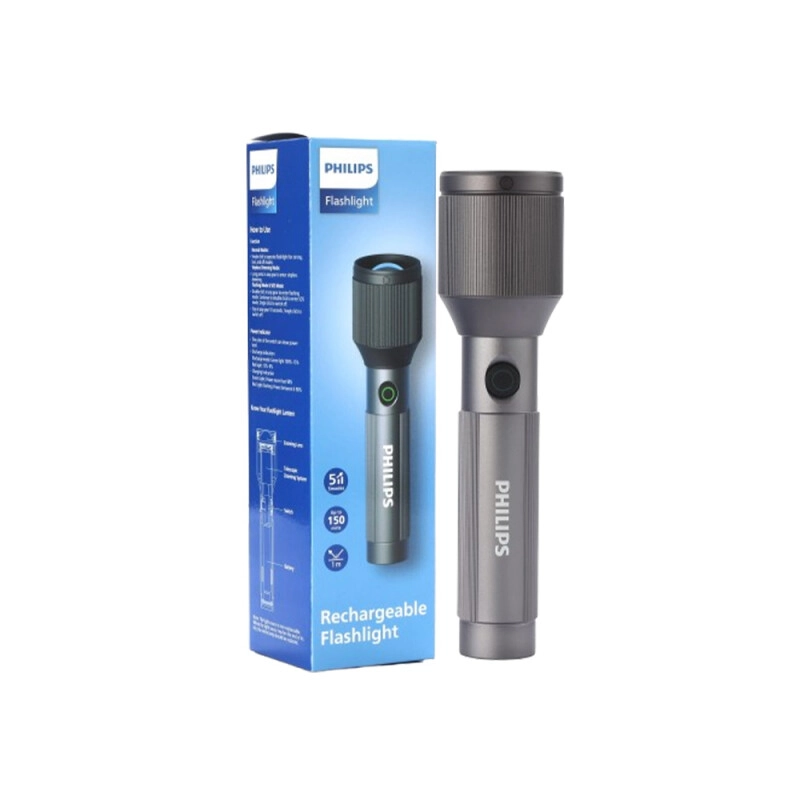PHILIPS SFL2142/56 Aircraft 22cms Zoom LED Rechargeable Flashlight