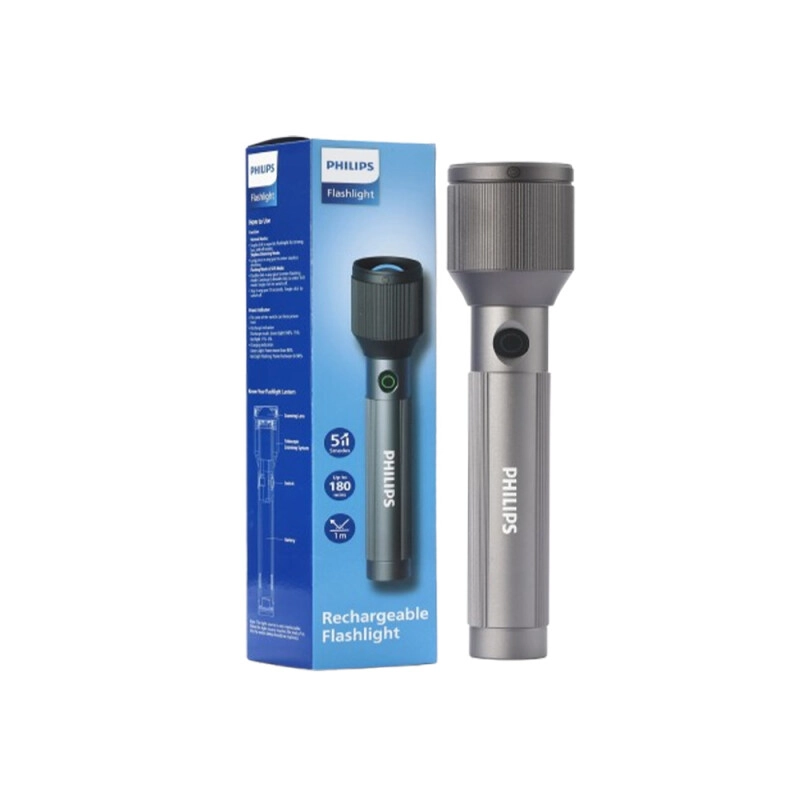 PHILIPS SFL2143/56 Aircraft 25cms Zoom LED Rechargeable Flashlight