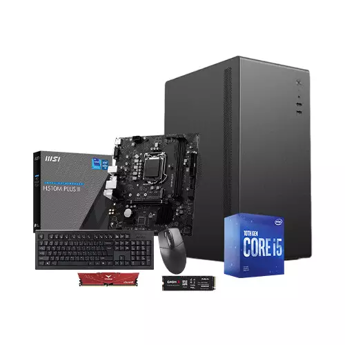 Intel Core i5 10th Gen MSI H510M PLUS II 8GB Ram 512GB SSD Desktop PC