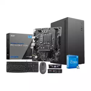 Intel Core i5 12th Gen MSI PRO H610M-E 8GB Ram 256GB SSD Desktop PC