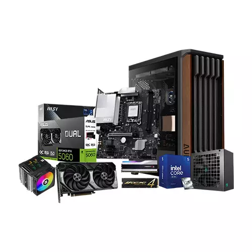 Intel Core Ultra 5 225 MSI PRO H810M-B 16GB RAM 512GB SSD Gaming PC with RTX 5060 Ti 16GB Graphics