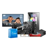 Intel Core i5-12400 8GB DDR5 RAM 1TB NVMe SSD MSI PRO MP225 Monitor Desktop PC