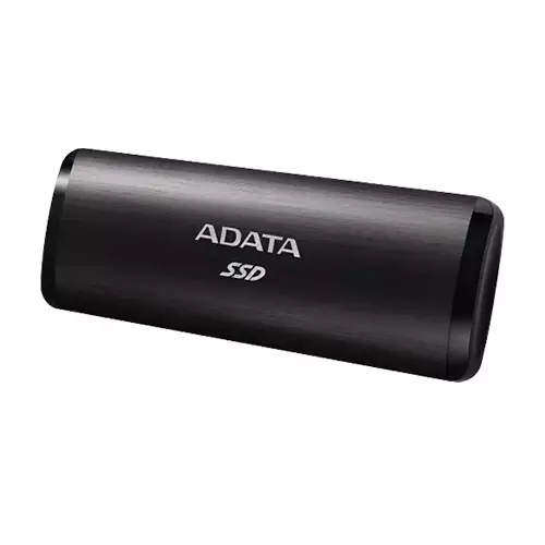 ADATA SE760 1TB USB 3.2 TYPE-C PORTABL EXTERNAL SSD (BLACK) - 1