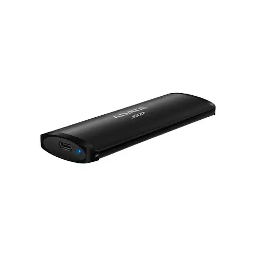 ADATA SE760 512GB USB 3.2 TYPE-C PORTABLE EXTERNAL SSD (BLACK)-gallery-2