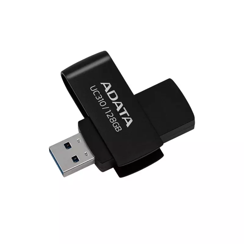 Adata UC310 128GB USB 3.2 Pen Drive (Black) - 1
