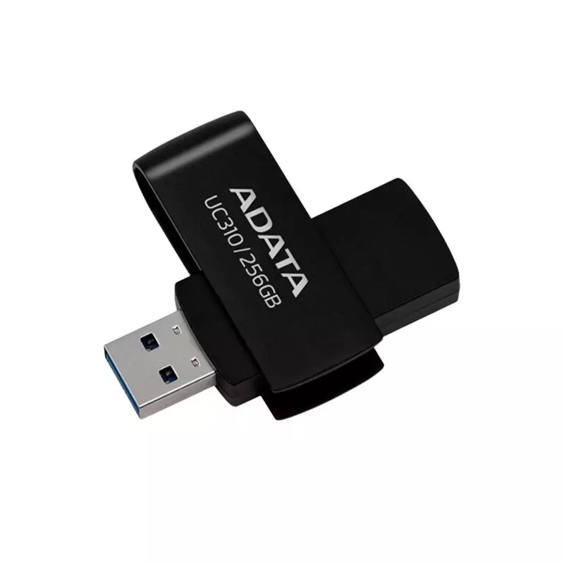 Adata UC310 256GB USB 3.2 Pen Drive (Black) - 1