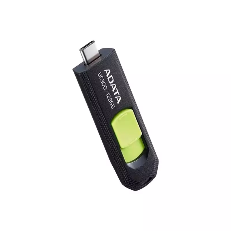 Adata UC300 128GB USB Type-C Pen Drive (Black-Green) - 2