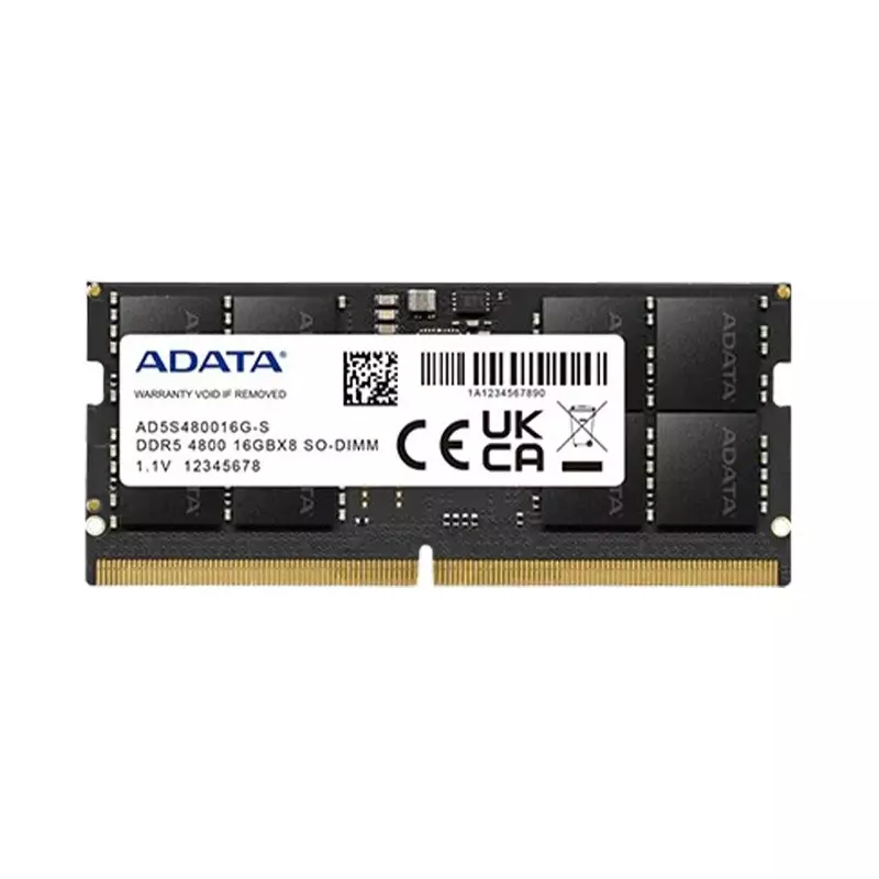 ADATA 16GB DDR5 4800MHz Laptop RAM