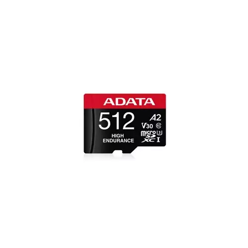 ADATA 512GB UHS-I Class 10 High-Endurance microSDXC Memory Card - 1