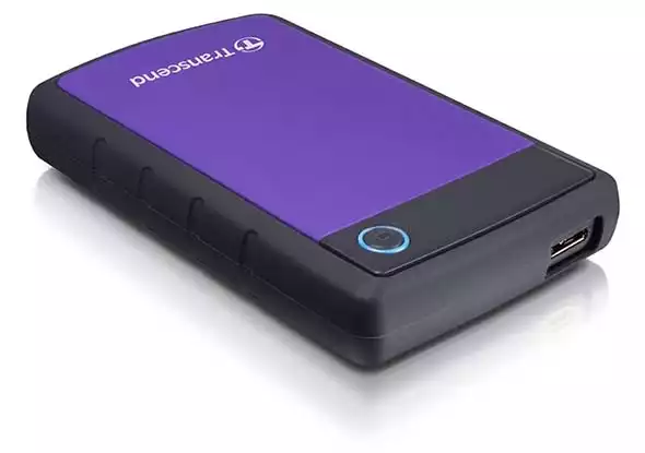 Transcend J25H3P 2TB 2.5 inch USB 3.0 Shock Resistance Portable External Hard Drive