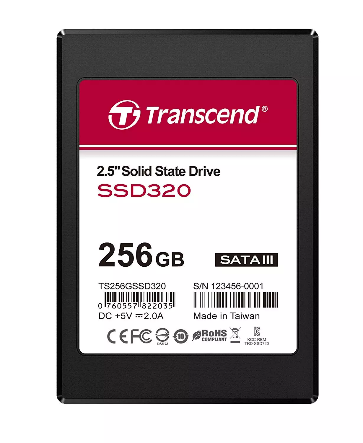 Transcend 256GB SATA III 6Gbs 2.5 inch SSD - 2