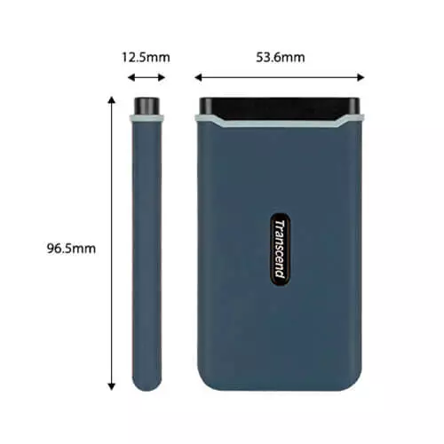 Transcend ESD350C 480GB Portable External SSD - 3