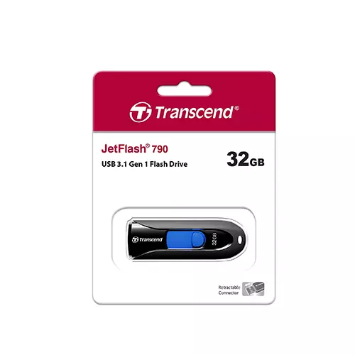 Transcend JetFlash 790 32GB USB 3.0 Pendrive - 0