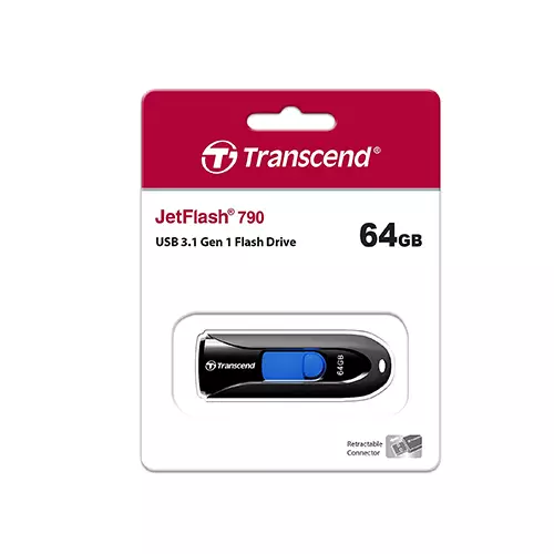 Transcend JetFlash 790 64GB USB 3.1 Pendrive-gallery-2