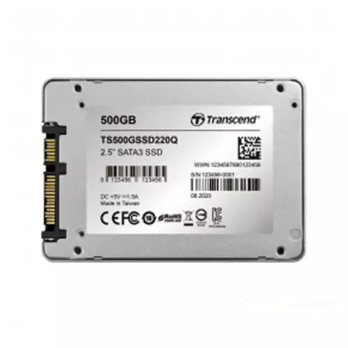 Transcend SSD220Q 500GB 2.5 inch SATA III SSD - 1