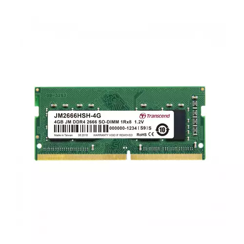 Transcend JetRAM 4GB DDR4 2666Mhz SO-DIMM Laptop RAM