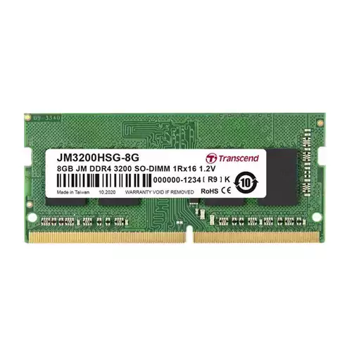 Transcend JetRAM 8GB DDR4 3200Mhz so-DIMM Laptop RAM