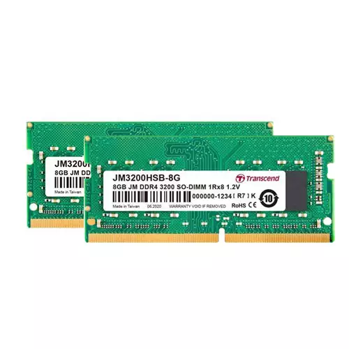 Transcend JetRAM 16GB DDR4 3200Mhz so-DIMM Laptop RAM
