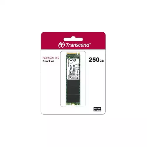 TRANSCEND 250GB 115S NVME M.2 2280 PCIE GEN3X4 INTERNAL SSD (TS250GMTE115S)
