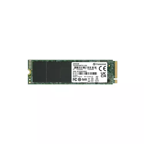 TRANSCEND 250GB 115S NVME M.2 2280 PCIE GEN3X4 INTERNAL SSD (TS250GMTE115S)-gallery-1