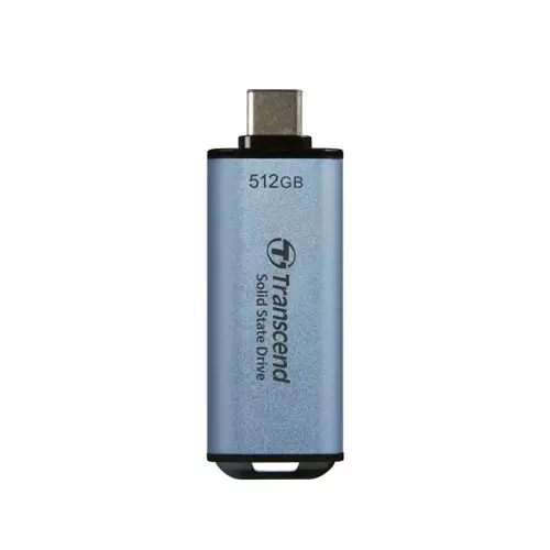 TRANSCEND ESD300C 512GB TYPE C PORTABLE SSD SKY BLUE-1