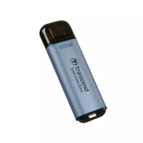 TRANSCEND ESD300C 512GB TYPE C PORTABLE SSD SKY BLUE - 2