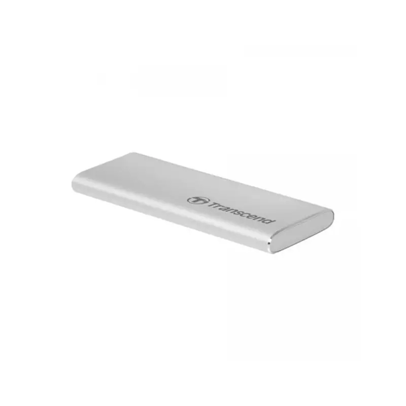 TRANSCEND ESD260C 500GB USB 3.1 GEN 2 TYPE-C SILVER PORTABLE SSD - 2