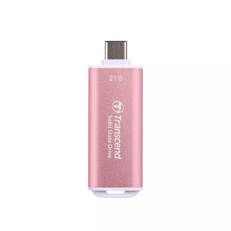 TRANSCEND 2TB ESD300P TYPE C PINK PORTABLE SSD - 1