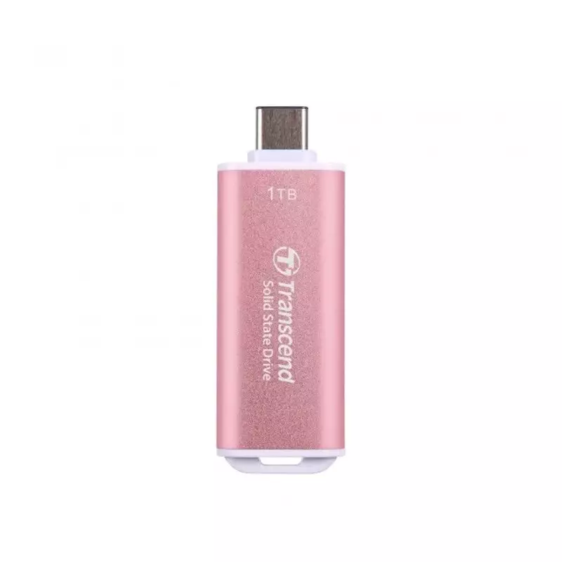 TRANSCEND 1TB ESD300P TYPE C PINK PORTABLE SSD-1