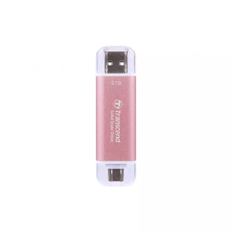 TRANSCEND 2TB ESD310P TYPE C PINK PORTABLE SSD - 1