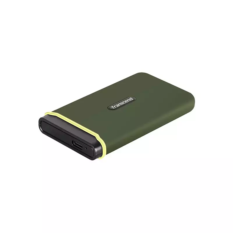 Transcend ESD380C 500GB USB 3.2 Gen 2 Type-C Portable SSD (Military Green)-gallery-1