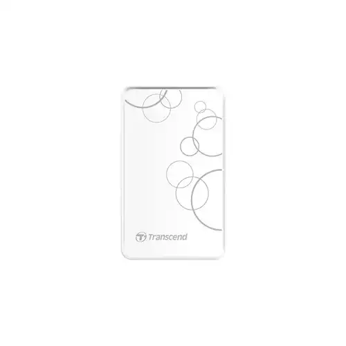 Transcend StoreJet TS2TSJ25A3W 2TB USB 3.1 Gen 1 White External HDD