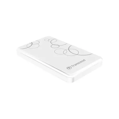Transcend StoreJet TS2TSJ25A3W 2TB USB 3.1 Gen 1 White External HDD - 1