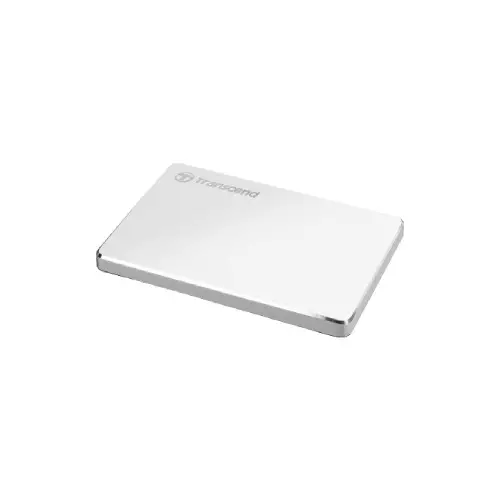 Transcend StoreJet 25C3S 2TB Gen 1 Type-C Silver External HDD (TS2TSJ25C3S) - 1