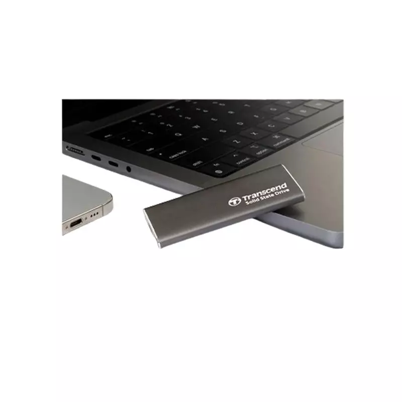 Transcend ESD265C 500GB USB Type-C Portable External SSD - 2