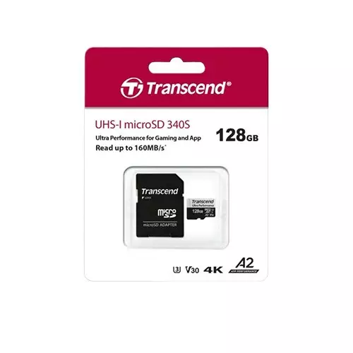 Transcend 340S UHS-I 128GB Ultra Performance MicroSD Memory Card-gallery-2